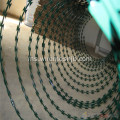 Galvanized dan Plastic-sprayed Razor Wire